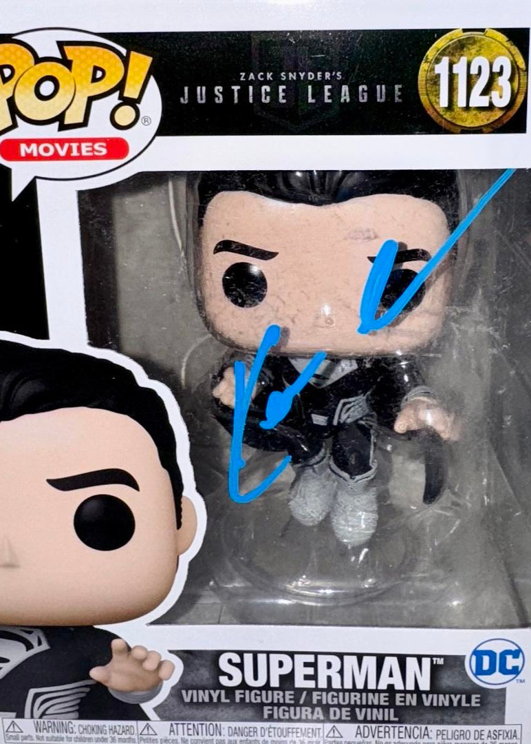 Kevin Costner Signed Funko Pop #1123 Superman Justice League - JSA COA